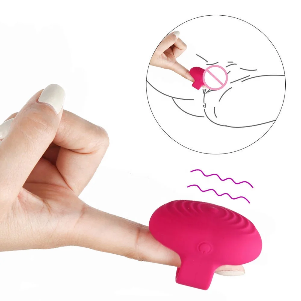 Couples play handheld finger vibrator massager 10 speed mode sex toy finger sleeve vibrators for women clitoris stimulator