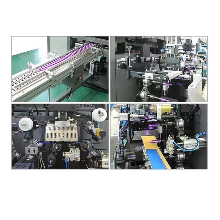 Automatic Plastic Aluminium Bottle Cap Side Rotary Hot Foil Stamping Printing Machine