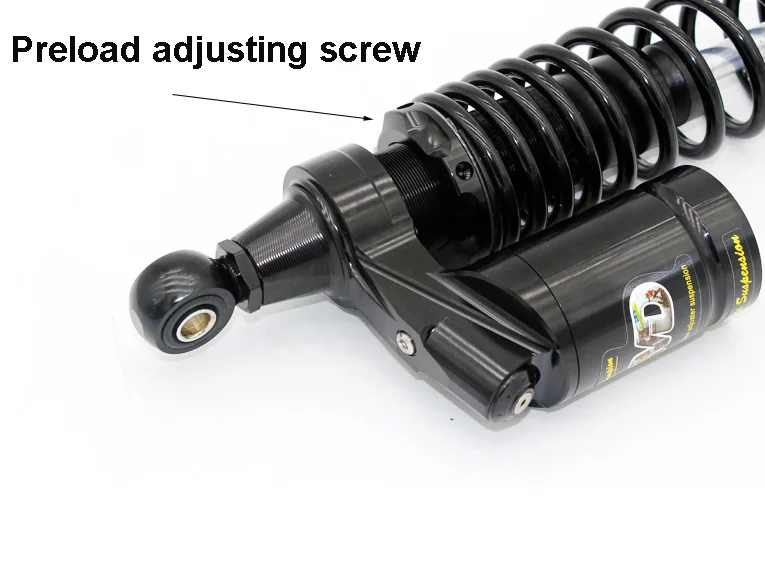 HMD-U+A 300mm N cylinder electric motorcycle parts CNC soft and hard adjustable rear shock absorption and suspension