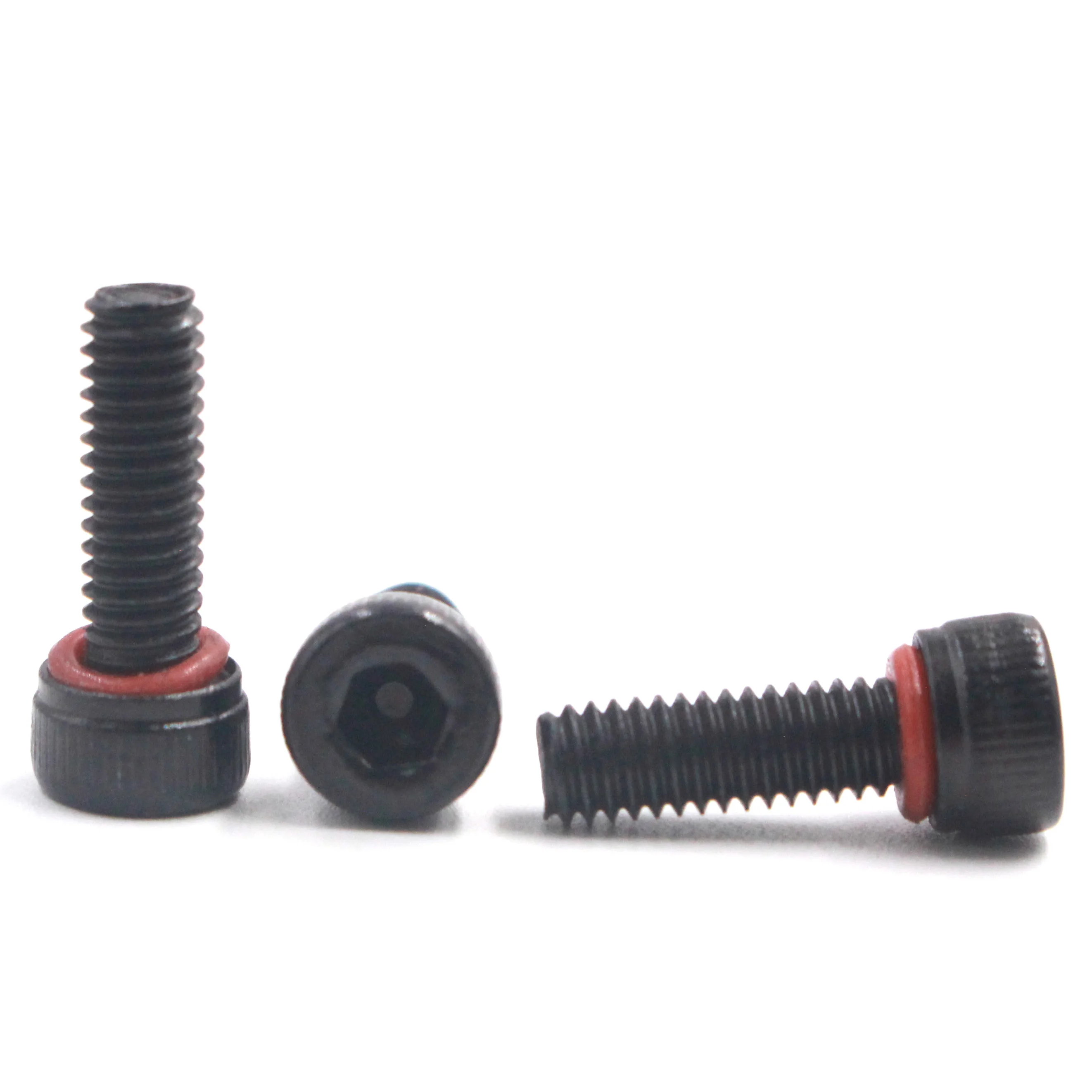 Socket pin head self sealing screw o ring waterproof screw with rubber washer