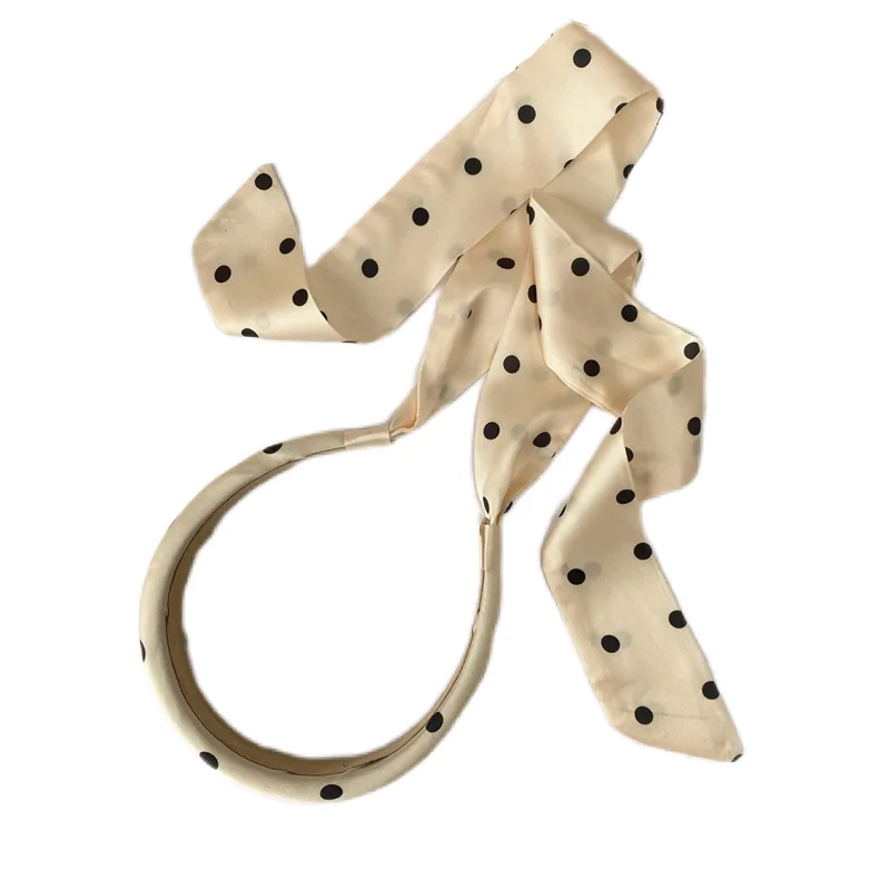 High Quality Polyester Silk Bowties Collar Flower Cable Tie Pure Color Bow Tie for Women