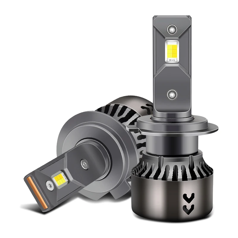 
M5 75W three color temperature two color automobile LED headlamp fog lamp refitting super bright far and low light bulb h1h4h7h1 