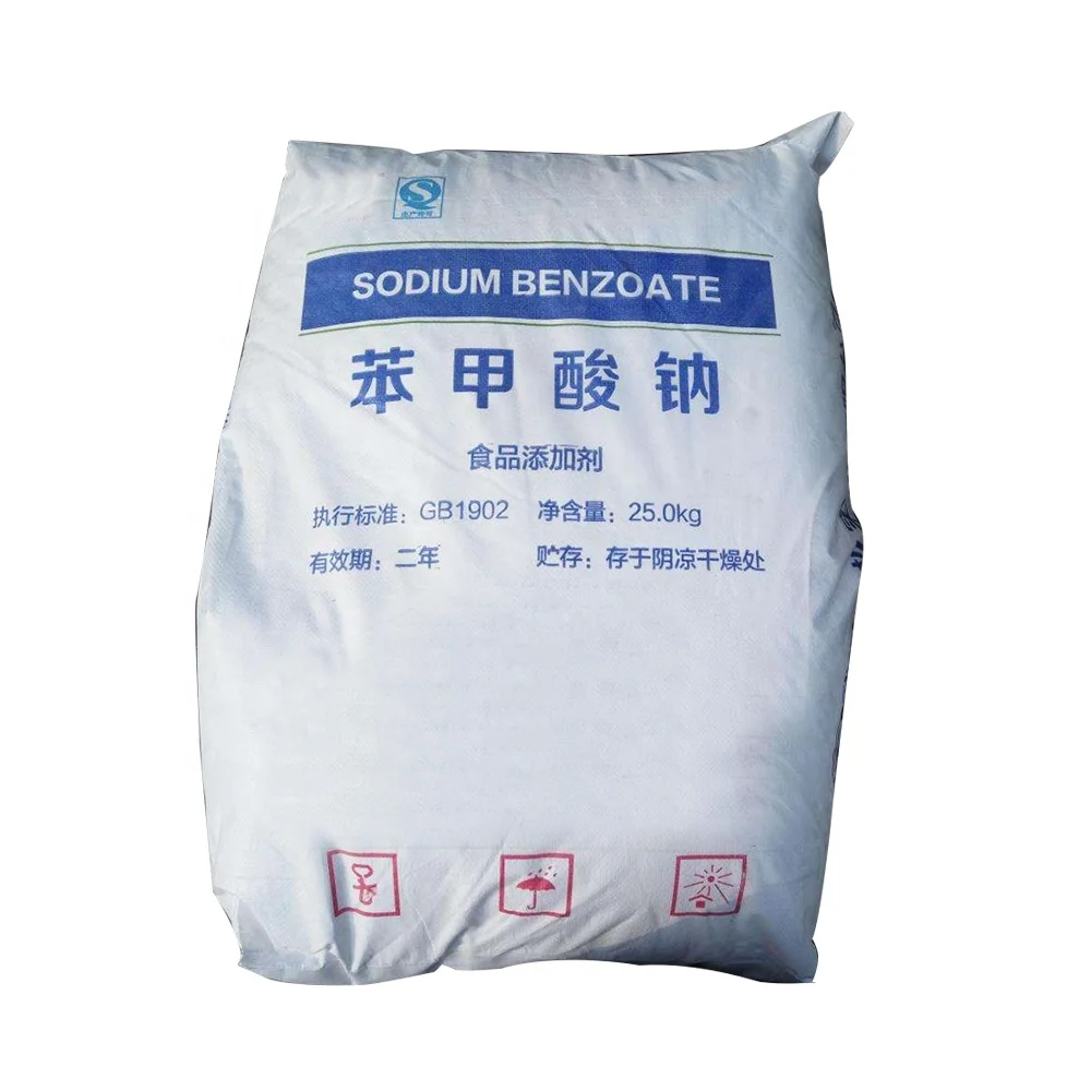 Поставка консервант бензоат натрия BP 98 в гранулах