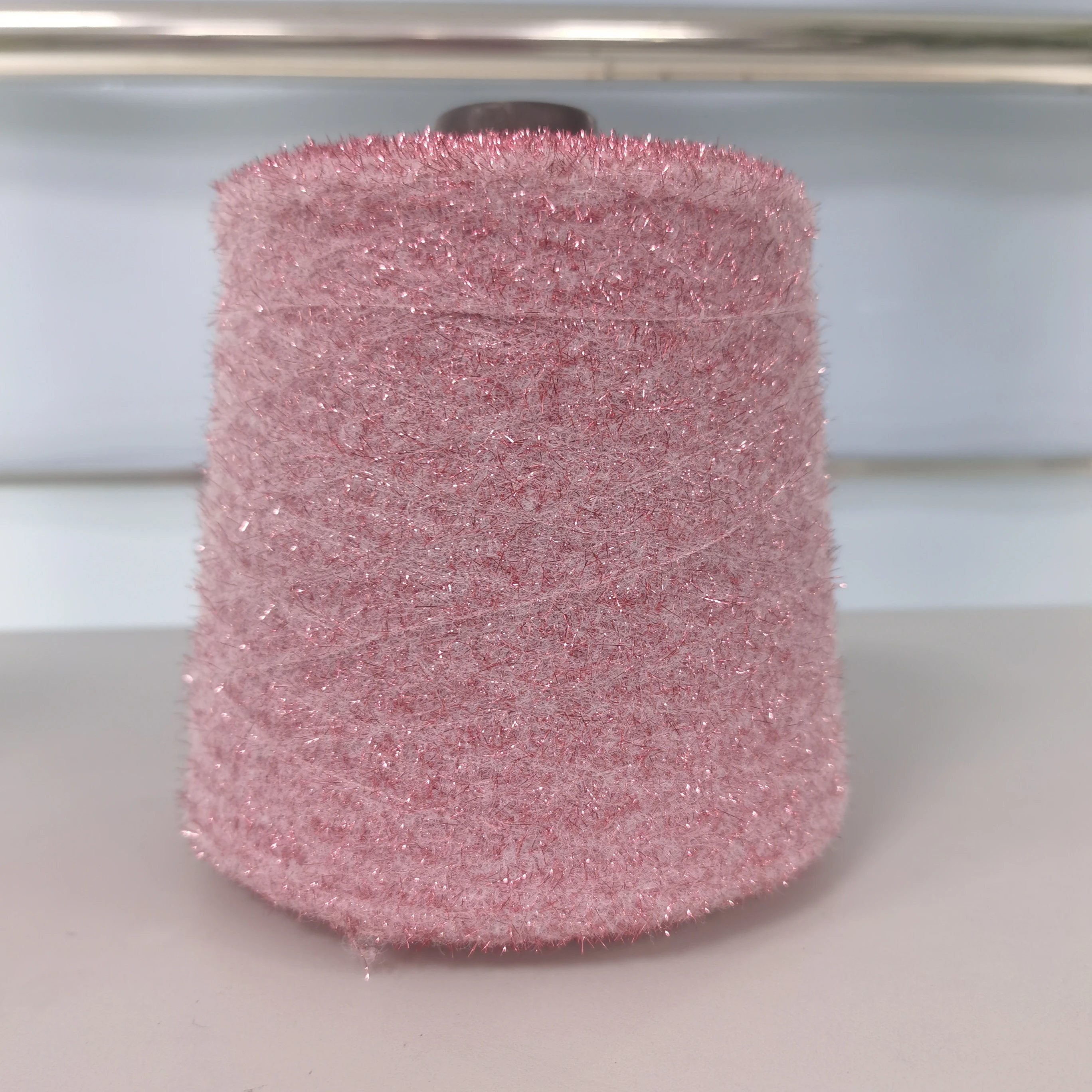 N/M10/1 75%Nylon 25%Metallic Fancy Knitting Yarn