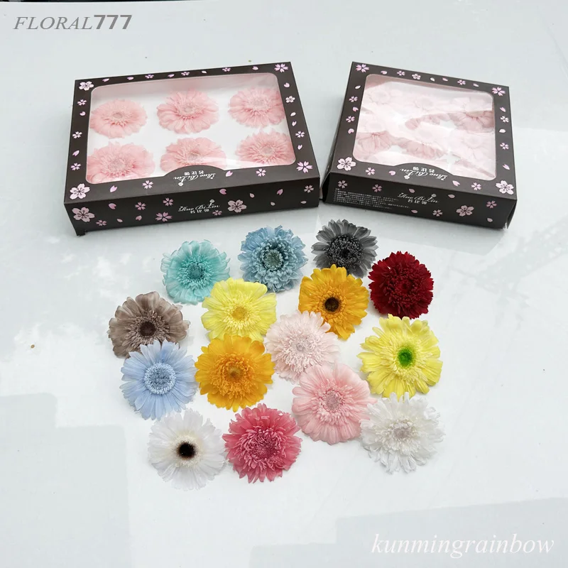 100% Natural Everlasting Preserved Gerbera Daisy Flowers For Floral arrangement