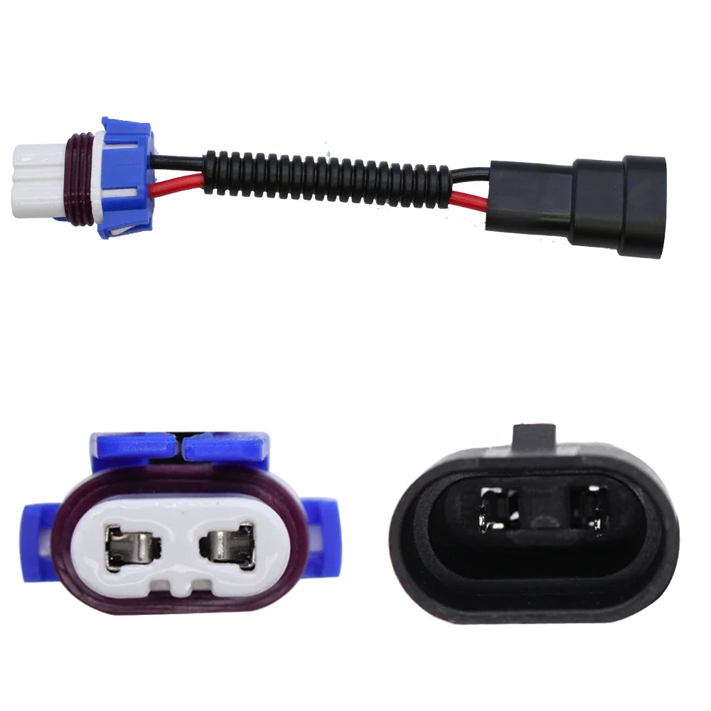 9005 HB3 To 9006 HB4 Socket Pigtail Wiring Harness Wire Connector For Headlights or Fog Lights