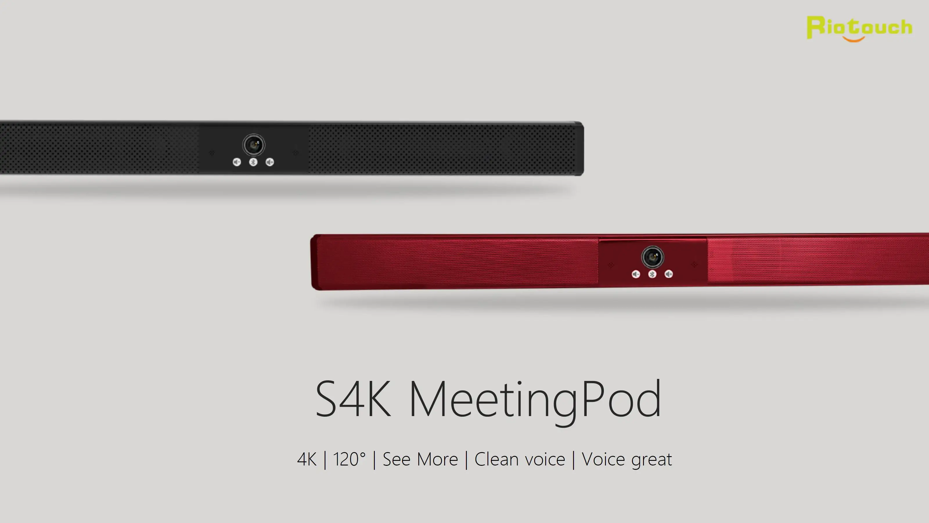  Riotouch MeetingPod S4K conferencing partner all In One 4K USB Camera Soundbar Microphone for Huddle
