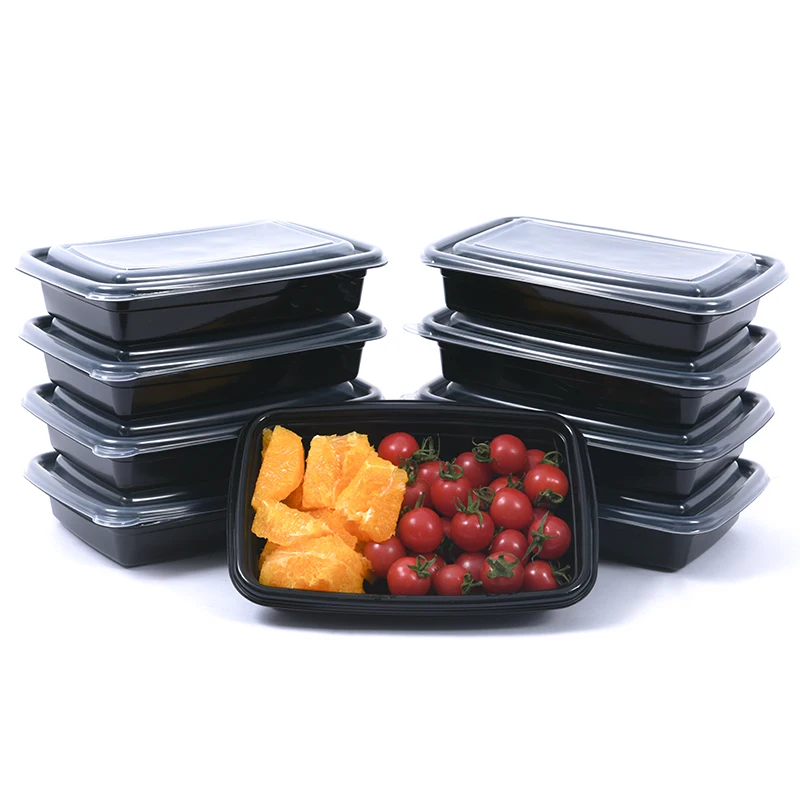Thermoforming 1-Compartment Meal-Prep Containers with Custom-Fit Lids - Microwaveable, Durable, Reusable, BPA-Free, Freezer Safe
