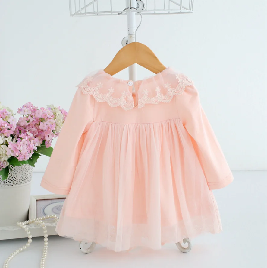 
2019 newborn fashion girls party dress baby girls dresses fancy girls lace dress baby frock designs 
