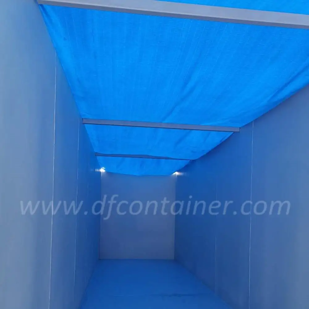 High Quality Movable Prefabricated House 40 Feet Luxury Flat Pack Shipping Container House