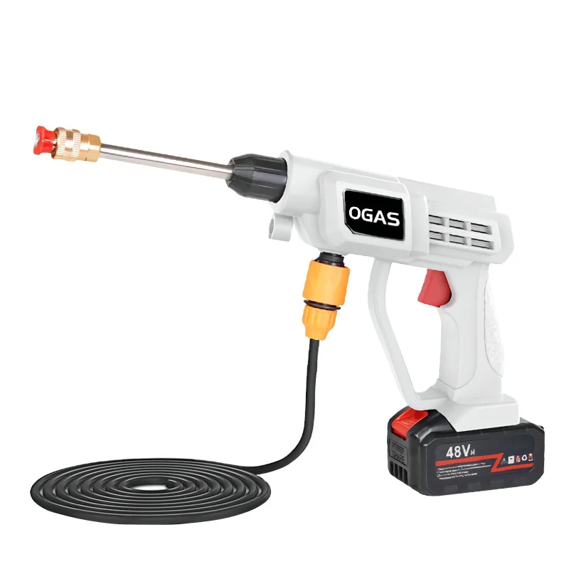 OGAS 500W 48V Electric High Pressure Car Washer car wash water gun foam Cleans Cars Fences&Patios