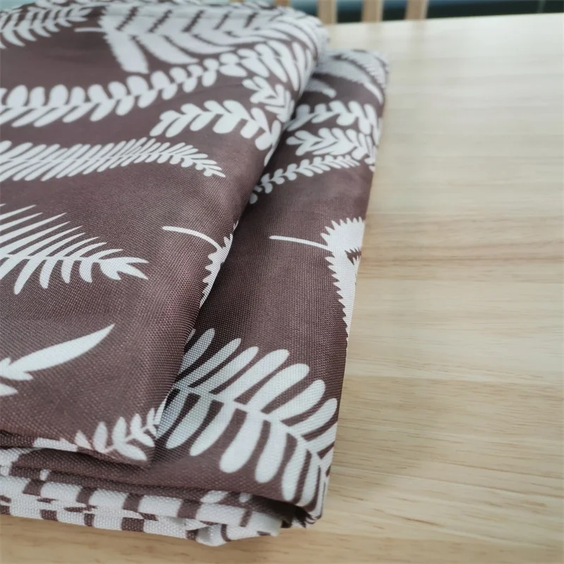 Hot sell blackout curtains minimatt printed oxford fabric for hometextile window curtain living room bedroom