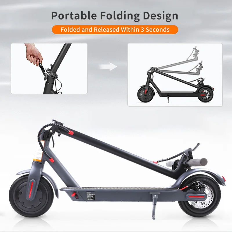 Factory Customized Adults Electric Scooters With 350W Foldable E-scooter Drop shipping With APP Control City E Scooters