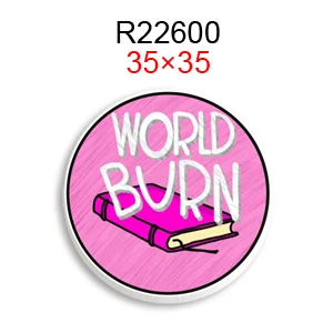 Burn Book Hot Selling Art and Gifts Flat Back Resin Planar for Wall Decoration