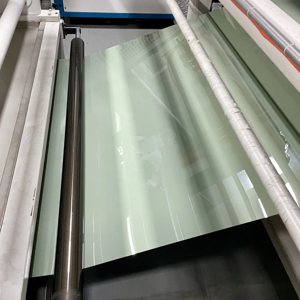 Fast Delivery Wholesale Dark Green PETG Sheet 0.5mm/0.75mm/1mm/2mm/3mm High Gloss PETG Roll For MDF Board Lamination