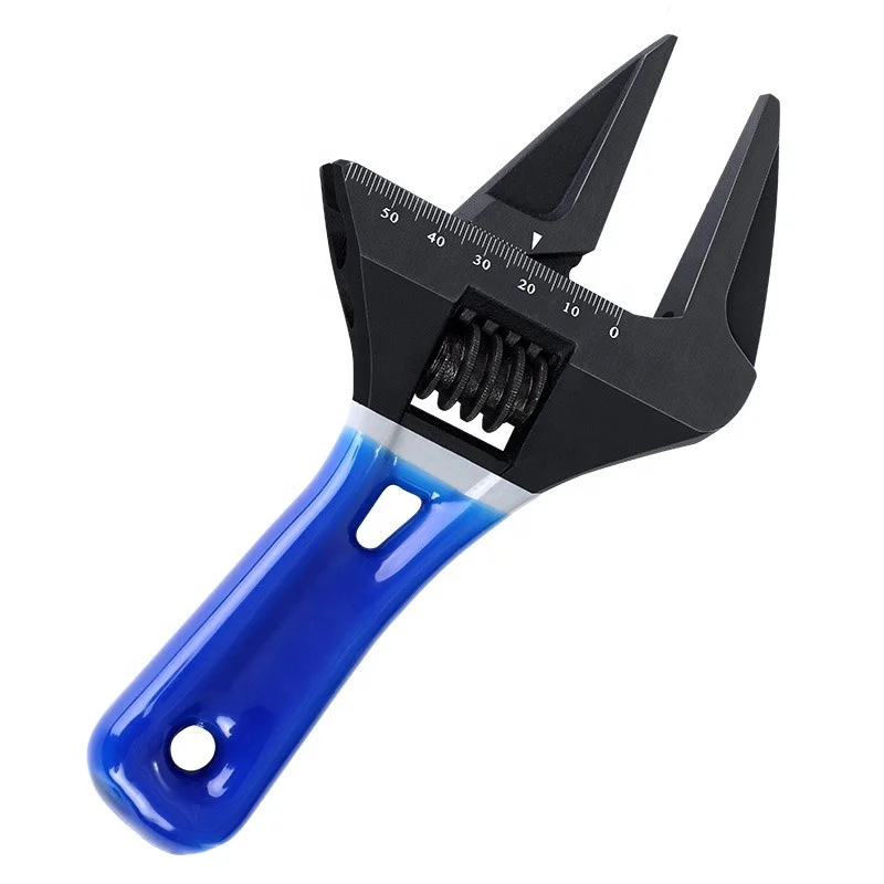 Industrial grade large opening bathroom wrench multifunctional plumbing pipe pliers dual-purpose adjustable wrench