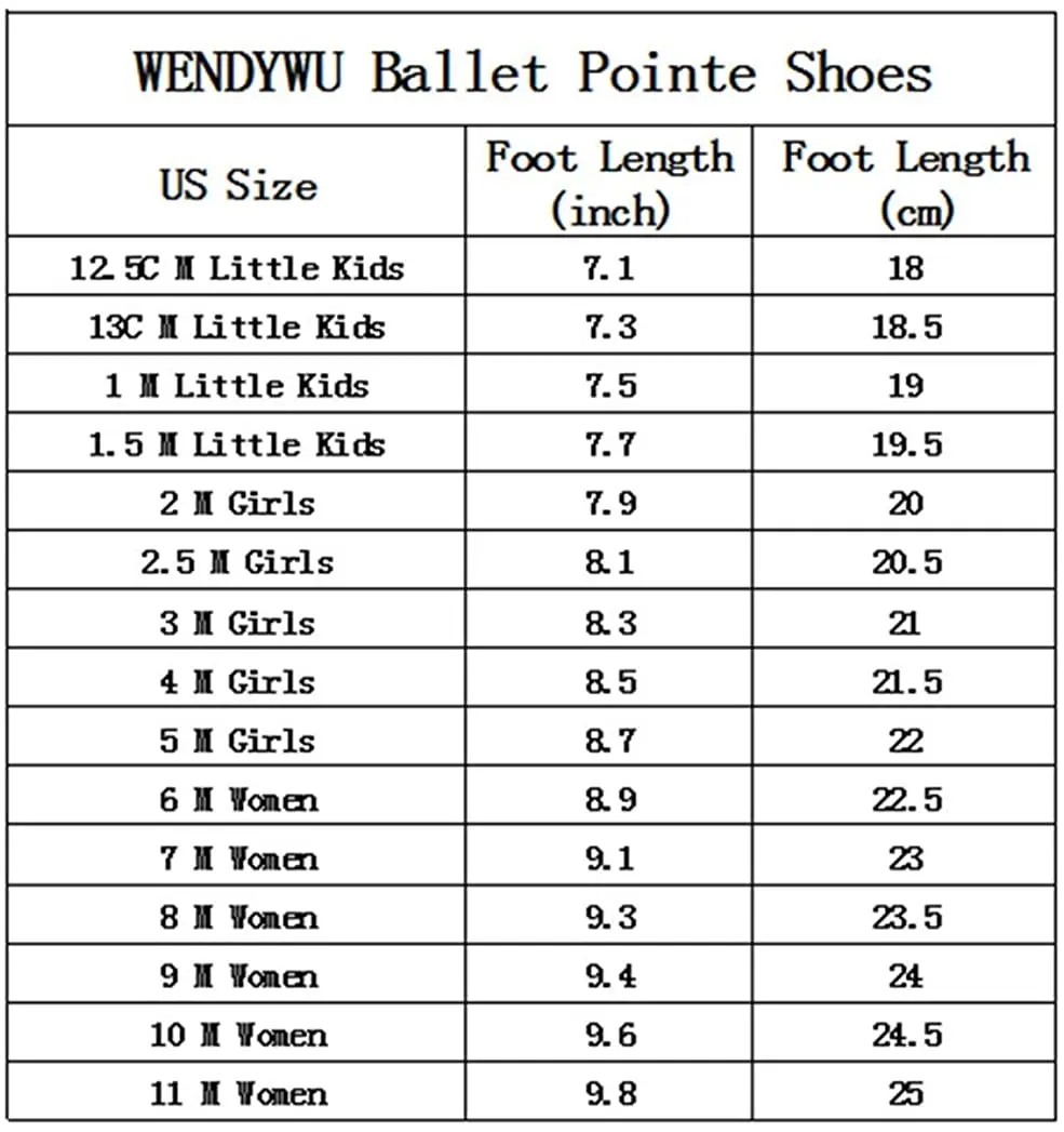 WENDYWU Girls Womens Dance Shoe Pink Ballet Pointe Slippers Ballet Flats Shoes with Ribbons Toe Pads Black Pink Red