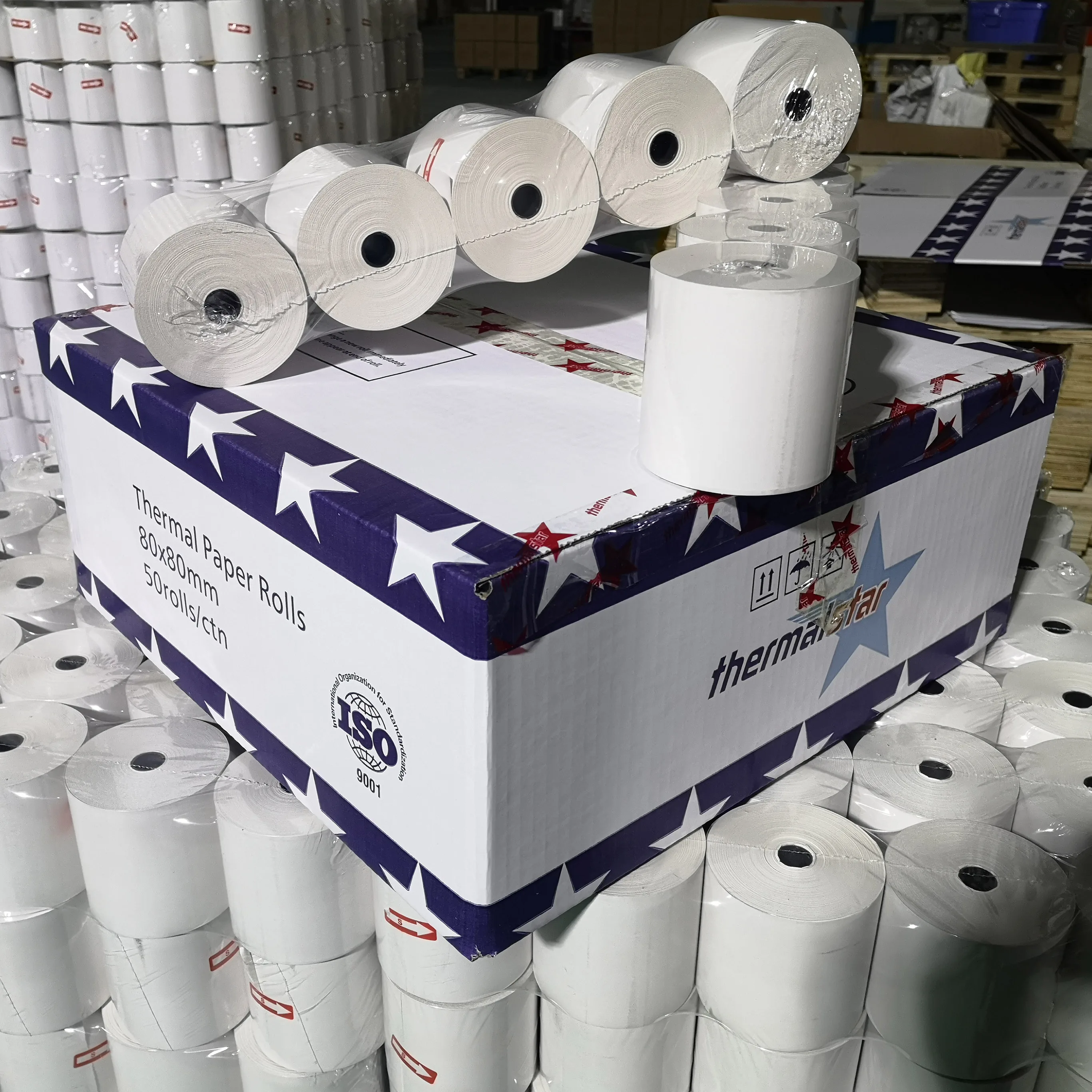  OEM печать 80*80 мм рулон термобумаги банкомата/кассового аппарата