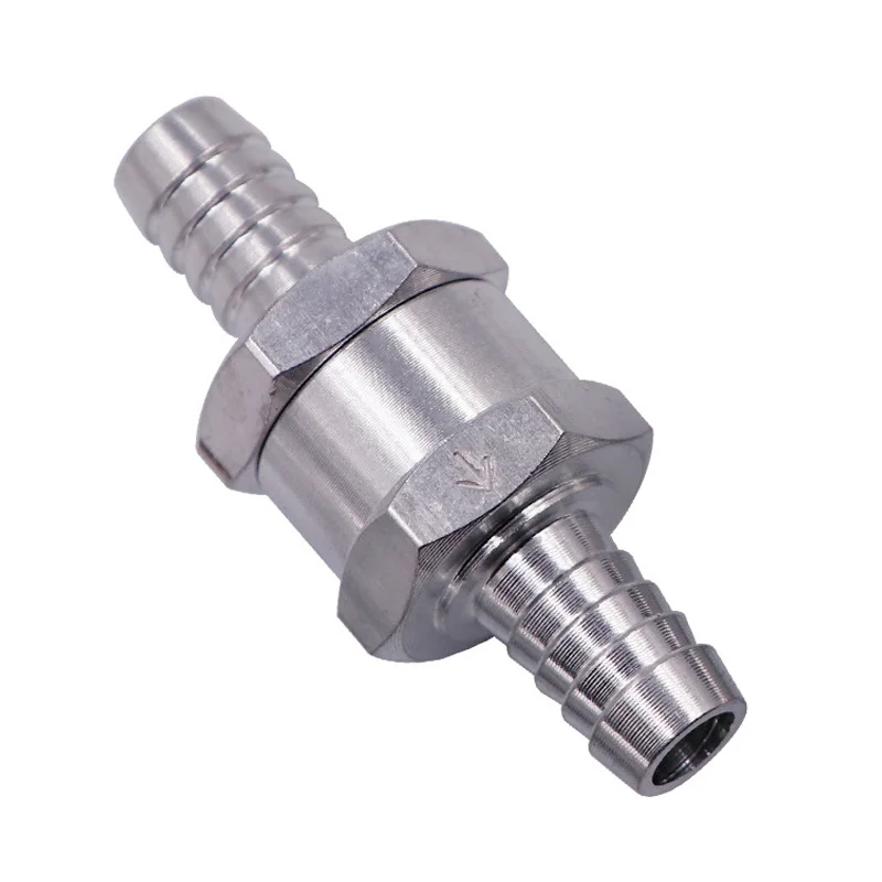 Fuel Non Return Check Valve 6/8/10/12mm Aluminium Alloy Petrol Diesel Water Fuel Line One Way