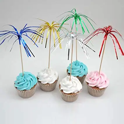 bamboo wood cocktail party picks Firework toothpick palm picks
