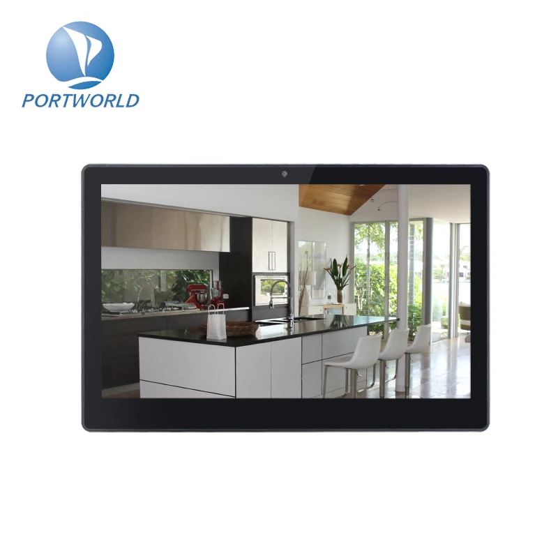 11.6 inch wall mount POE Tablet RJ45 power Android advertising display