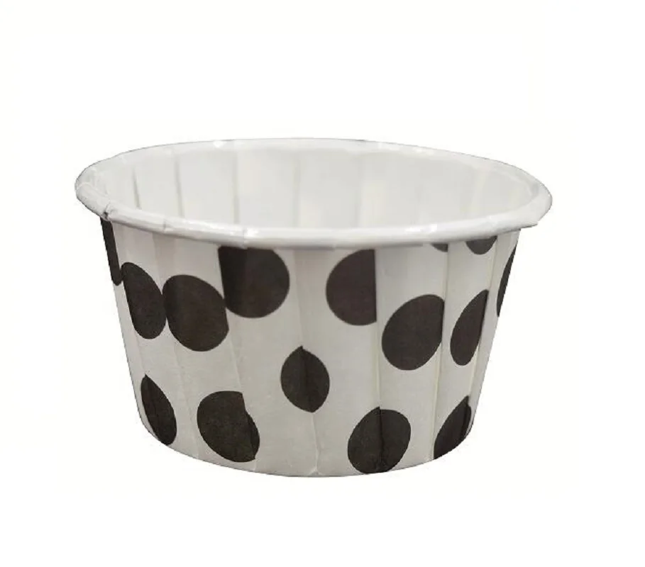 Small round Single Wall Muffin Paper Cup Baking Tools with Excellent Print Handling for Cake Tools