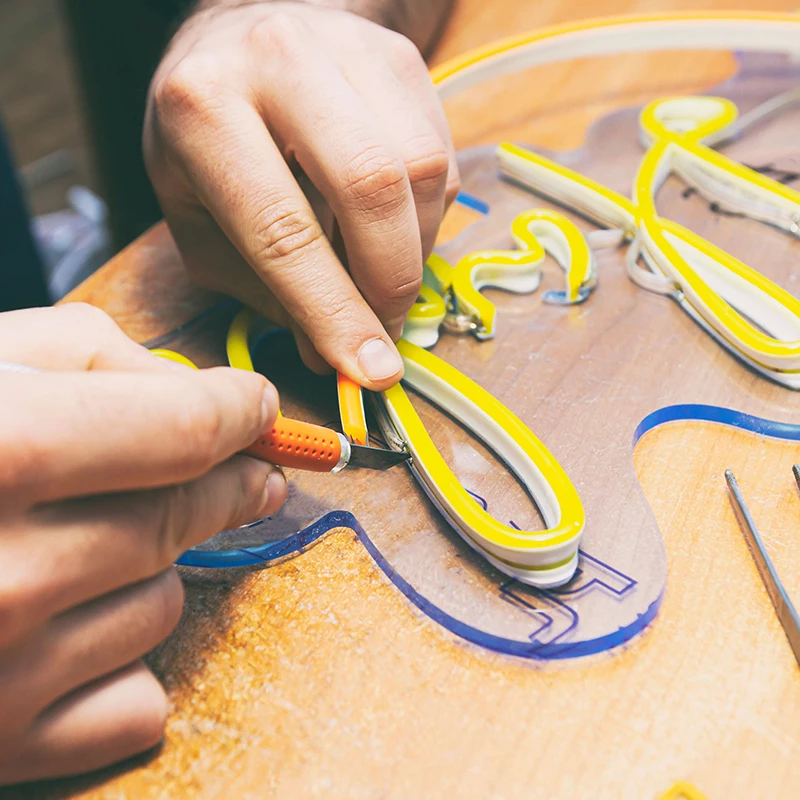 Blue Good Vibes Neon Sign LED for Wall Decor Neon Lights for Bedroom Neon Wall Signs