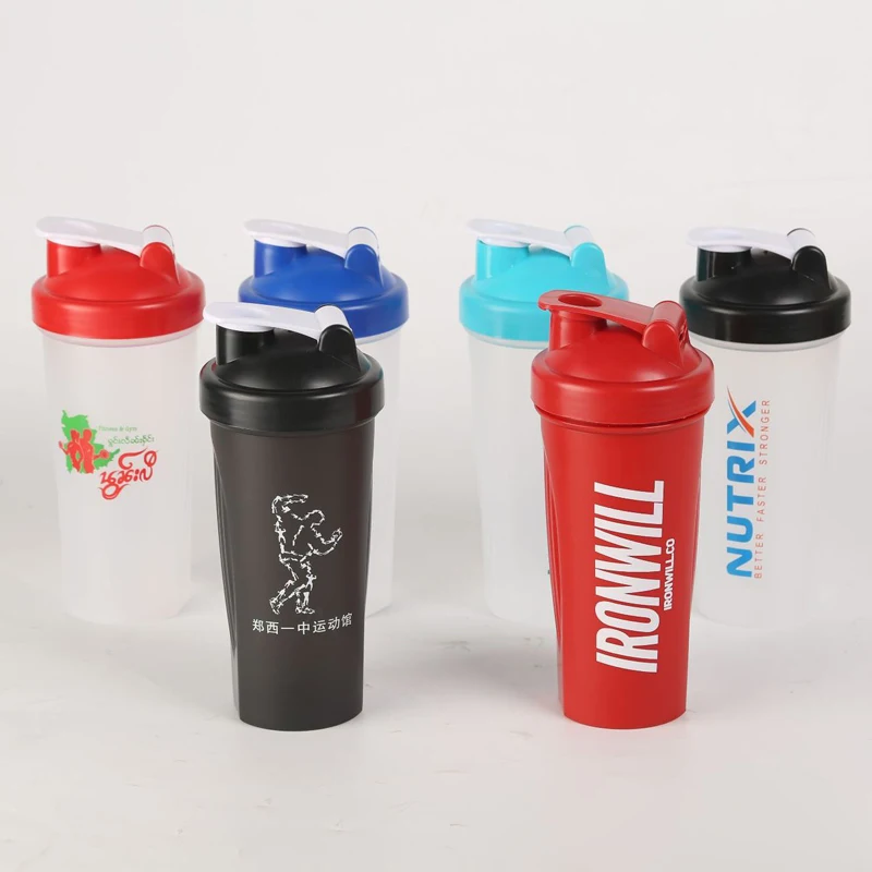 BPA free 28oz shaker bottle UV print 600ml protein shaker cup