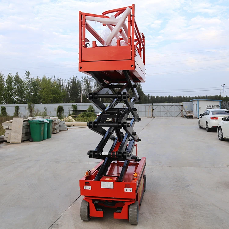 Ножничный подъемник Электрический самоходный ножничный подъемный стол Китай