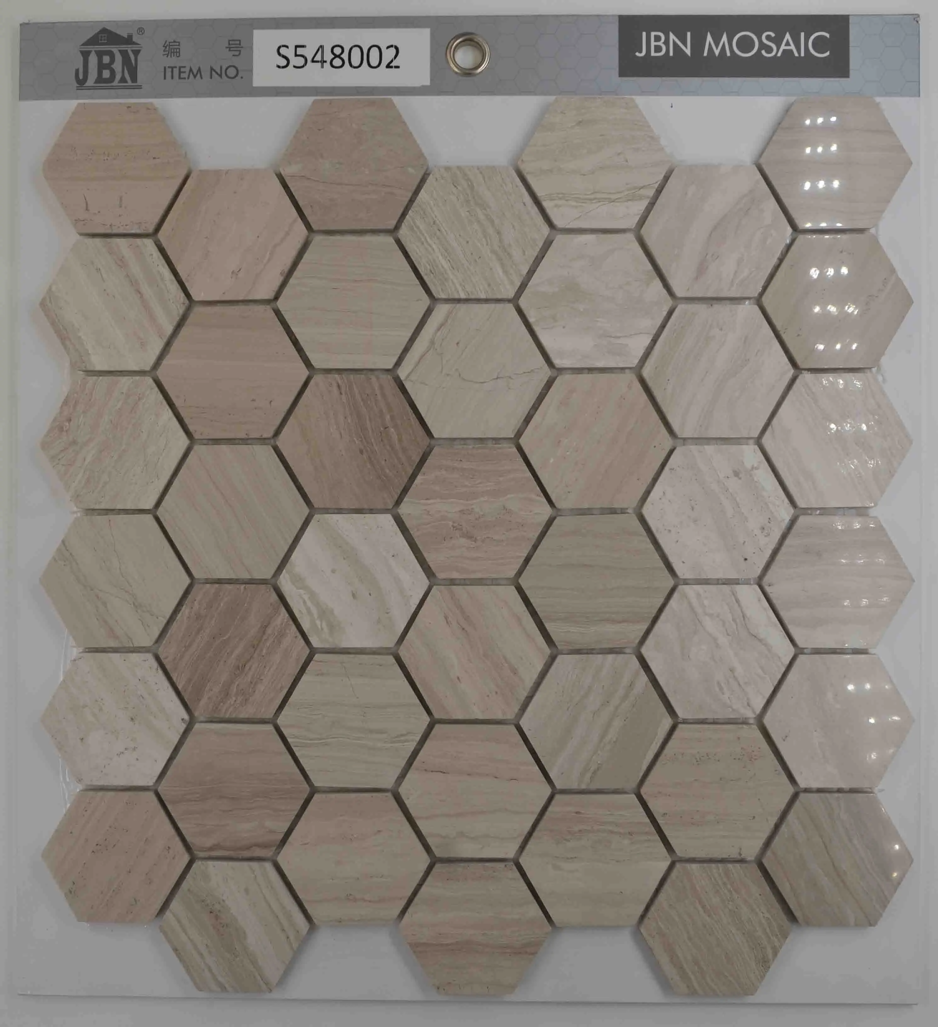 Hexagon shape Beige white gold marble wall and floor decoration marble hexagon tiles natural stone marble mosaic tile