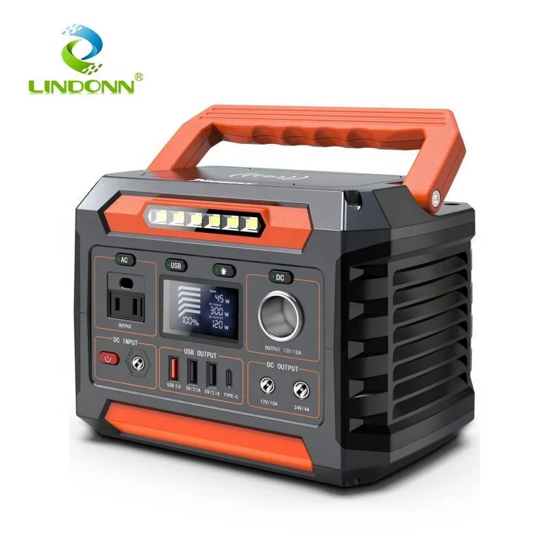 New Solar Portable Power stations 288W For Outdoor Rescue Portable Emergency Energy Storage Power Supply Battery Charger