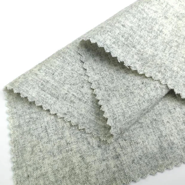 Free Sample TR Suiting Fabric Wool Rayon Blend Viscose/polyester Fabric Flannel Fleece Fabric for Suit