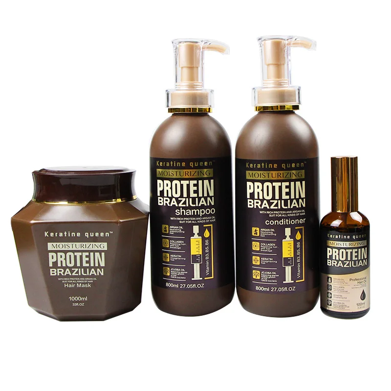 The manufacturer directly provides wholesale nourishing hair anti-hair loss fragrance hair growth keratin queen conditioner