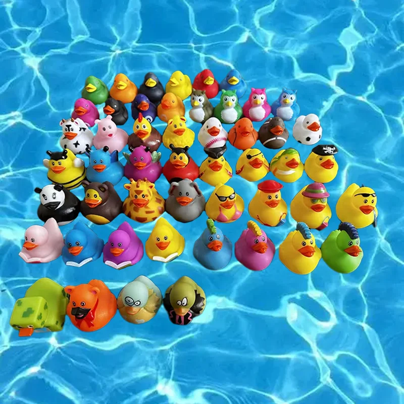Eco Friendly Safe Summer Beach And Pool Cartoon Funny Bath Toy Rubber Duck