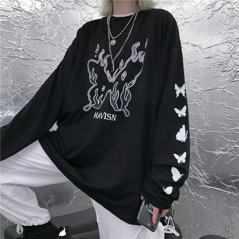 Harajuku/Корейская версия свободное тонкое солнцезащитное пальто с капюшоном и длинными рукавами Однотонная рубашка в стиле ретро студенческий топ для