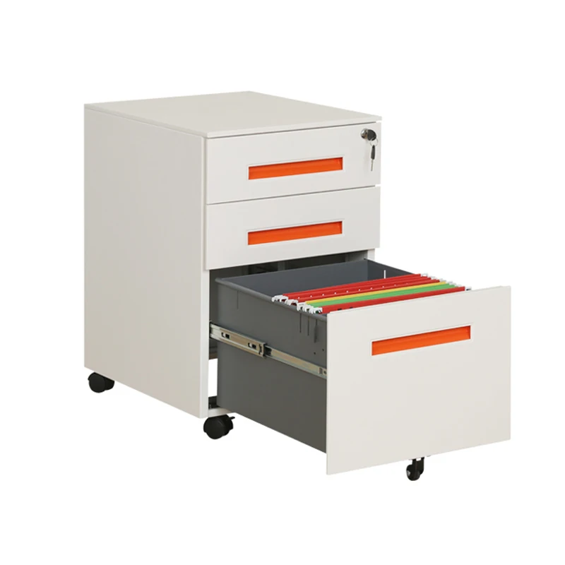 Home Office Steel Mobile File Cabinet Mobile Archives Filing Cabinet Under Desk 3 Drawer Metal Mobile Pedestal