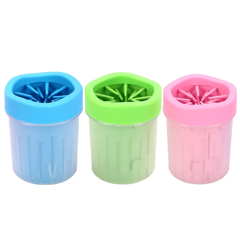 
Портативный мягкий очиститель лап для собак и кошек, очиститель лап домашних животных, маленький размер, красочная очистка собак 