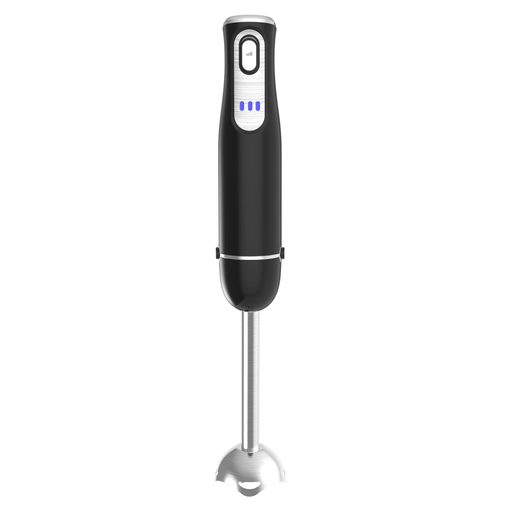Kitchen Sticker Crest Blender Immersion Hand Blender Usb Rechargeable Silver 4 in 1 Mixer Multifunctional Shiny English Touchpad