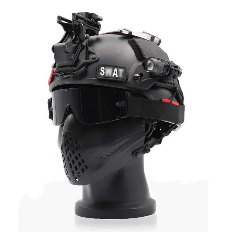 hunting accessories protect head cs game black helmet MICH Adult Training Helmet   game helmet