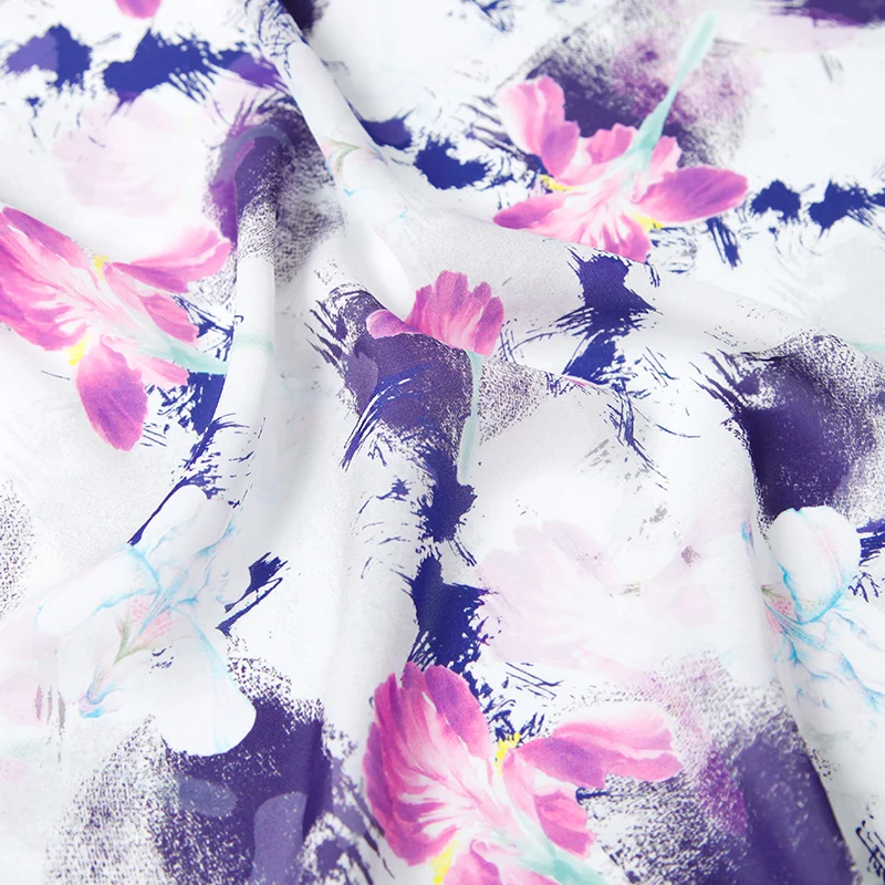 2024 Most Fashionable New Design Beautiful Rayon Woven Digital Print Voscose Fabric for Women Dress