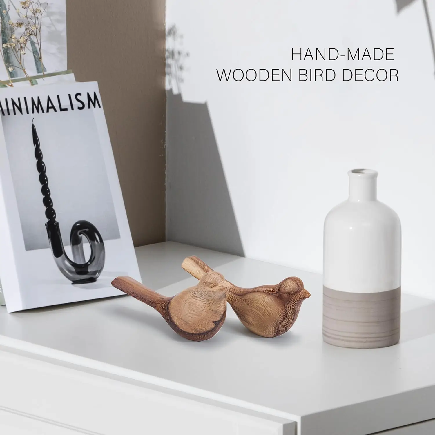 Customized Wholesale Solid Wooden Sculptures Unfinished Wood Statue Sculpture for Gift Decoration
