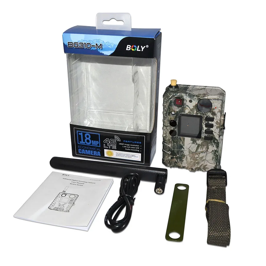 4G Wireless Scouting Camera 18MP Photo Resolution 720p Video Cloud Service 300 Credits Free Send MMS GRPS To Mobile Phone Email