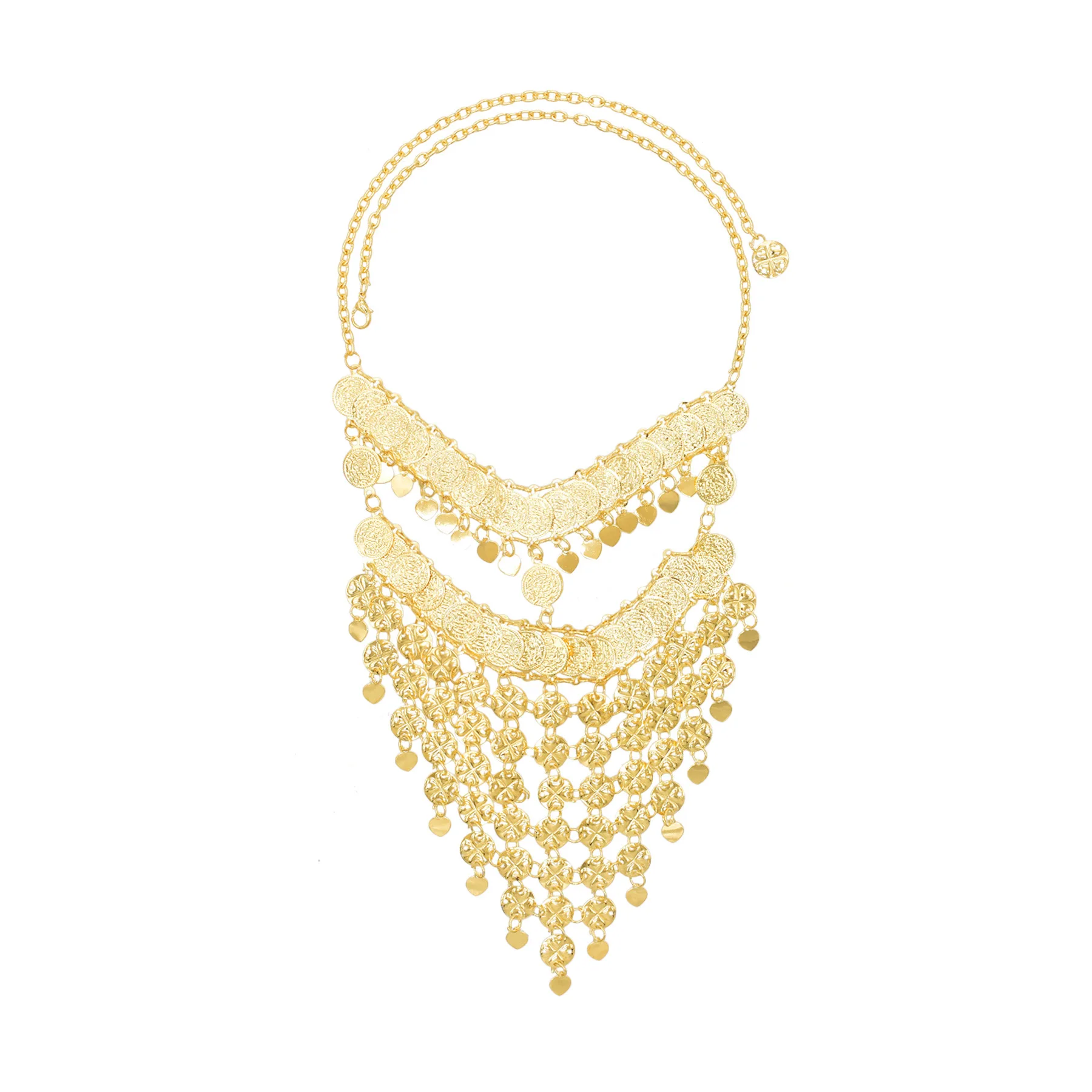 Belly Dance Jewelry Coin Veil Halloween Dance Play Accessories