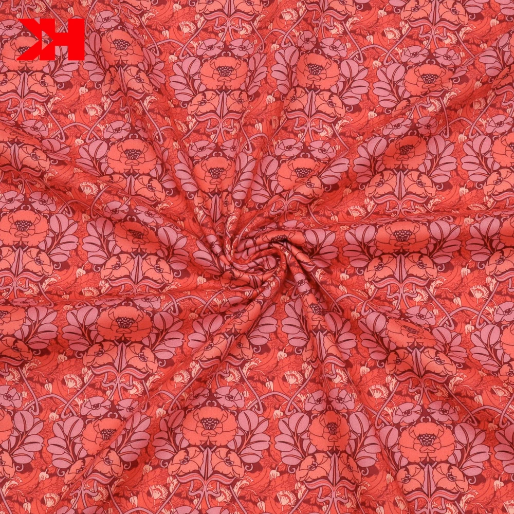 luxury 100% cotton tana liberty London lawn custom printed fabric for clothing