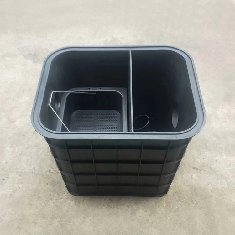 Factory Wholesale Plastic Equipment Oil Water Separator Grease Trap For Restaurant
