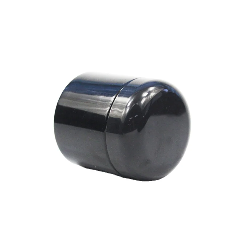 China manufacturer 10ml 15ml 30ml 50ml 60ml 100ml 250ml 500ml matte black uv glass cosmetic violet protection glass jar