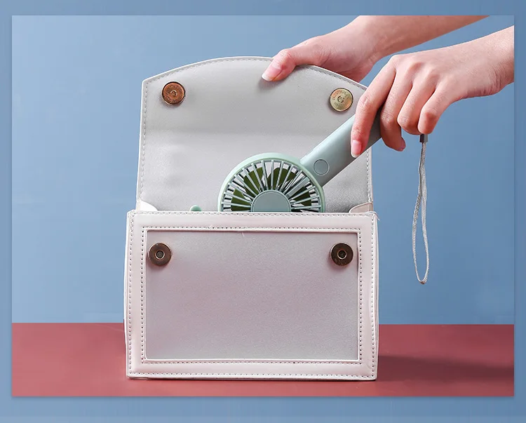 Hot top sell mini portable 1200mAh USB rechargeable handheld portable personal mini fan