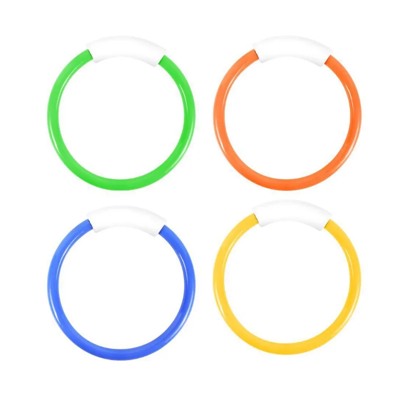 Wholesale 4 pcs Swimming Pool Circle Diving Ring Toy Sets for Children Summer Underwater Game Kids Water Party Toys