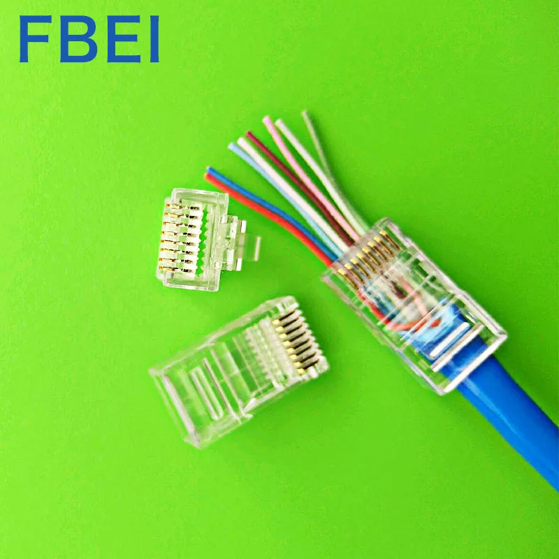  Прозрачные ботинки RJ45 для разъема
