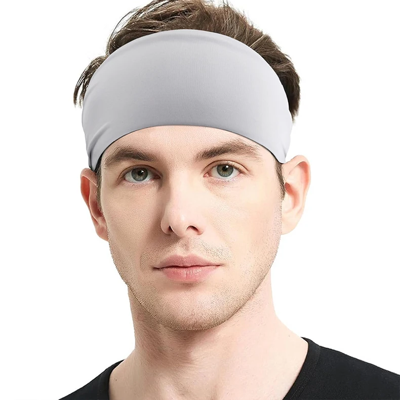JuDing Men Women Fashion Style Yoga GYM Fitness Logo Custom Sweatband Elastic Sports Headband